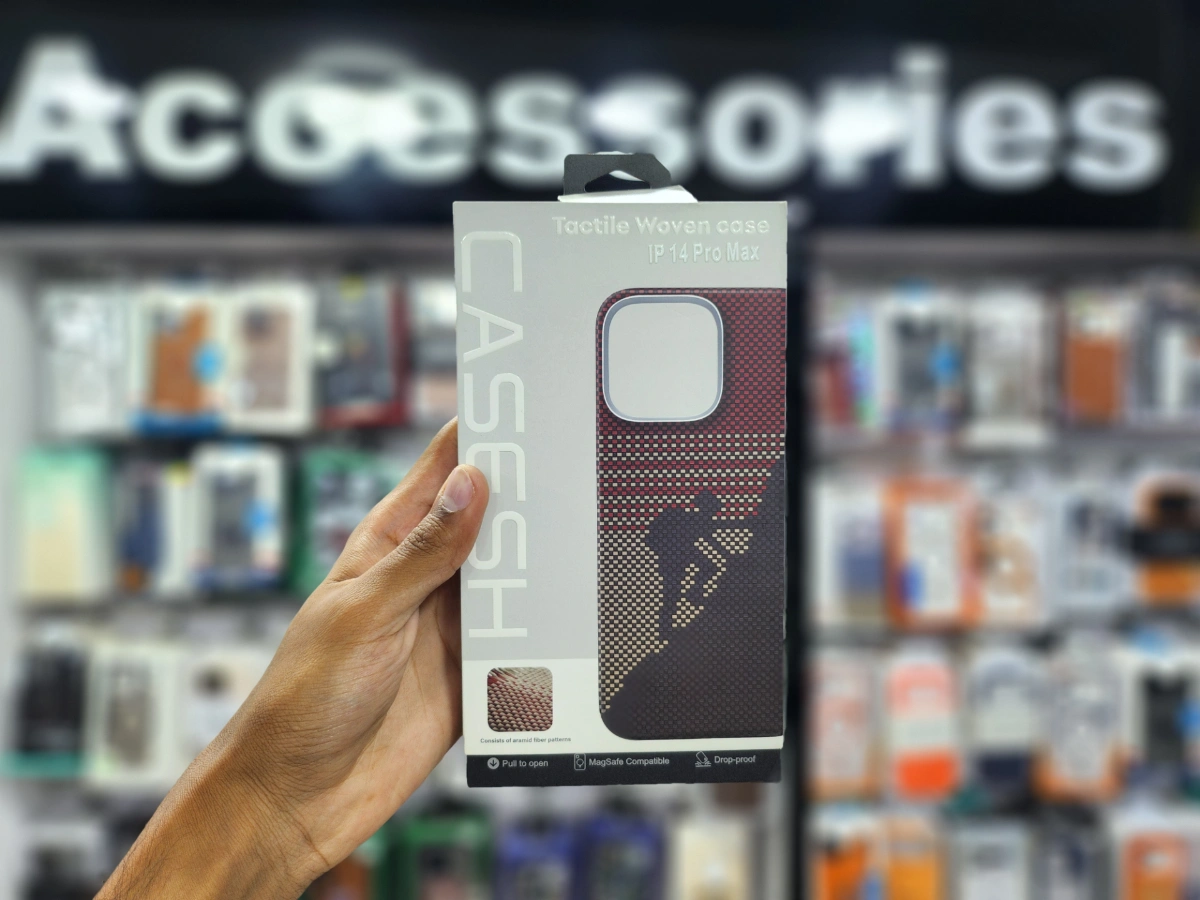 Apple Casesh Tactile Woven Aramid Fiber Case iPhone 14 Pro Max Mountain — Box Packed